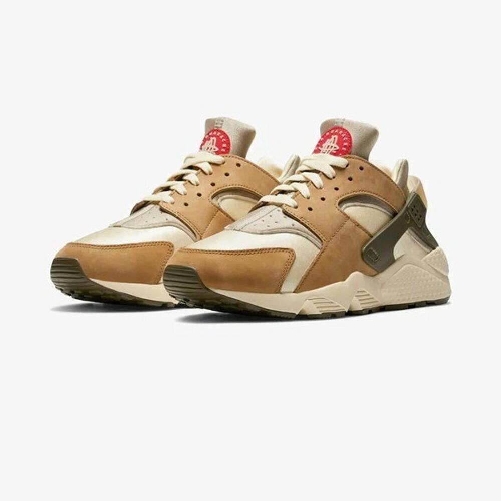 Nike Air Huarache Stussy Desert Oak (2021) Men Size 11 DD1381-200 Desert Oak Red
